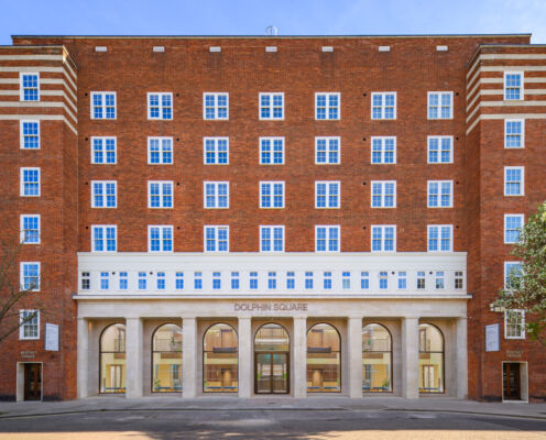 Restored reception exterior