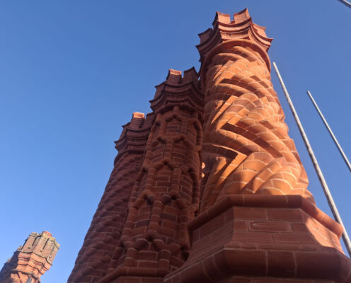 Hampton Court Tudor Kitchen Chimneys Image 3